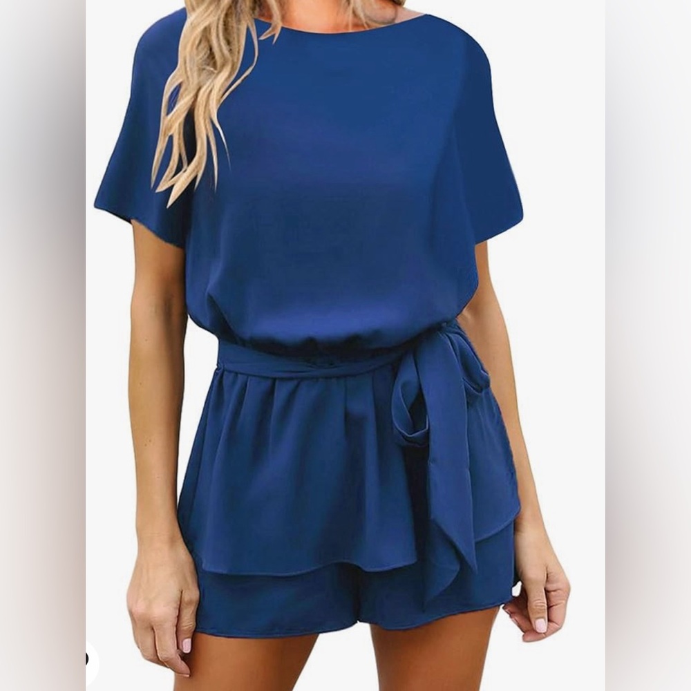 Blue romper size small